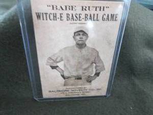 Rare Custom Babe Ruth Card...