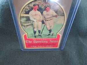 Rare Custom Babe RuthLou Gehrig Ca...