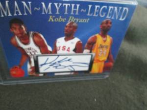 Rare Custom Kobe Bryant Card...