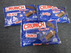 3-10 oz Bags Crunch Fun Size Candy ...
