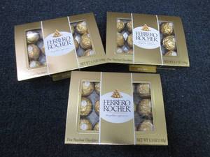 3- 5.3 oz pks Ferrero Rocher Chocol...