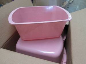 Case of 50 Medegen 7 qt Rose Wash B...