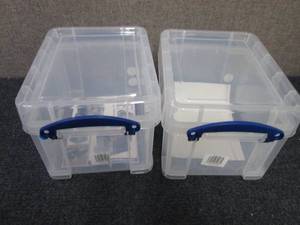 2- Really Useful Box� Plastic Stor...