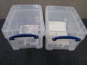 2- Really Useful Box� Plastic Stor...