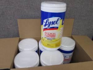 LYSOL Disinfecting Wipes Canister,...