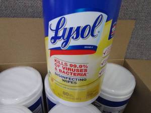 LYSOL Disinfecting Wipes Canister,...