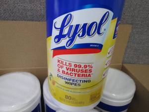 LYSOL Disinfecting Wipes Canister,...