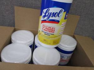 LYSOL Disinfecting Wipes Canister,...