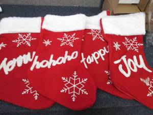 4 Christmas Stockings...