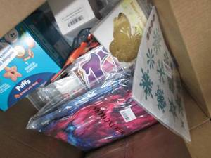 Box of Assorted Small Overstock Ite...