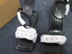 Size 9 Ladies Chain Stilettos...