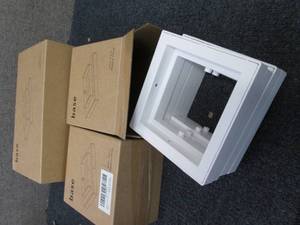 20 Solar Post Light Bases White...