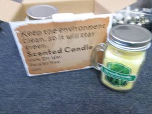 2- 12 oz Citronella Mason Jar Candl...