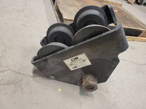 CM Series 633 Ball Bearing Beam Trolley - 5 Ton Capacity - Beam Range from 4-58 to 8