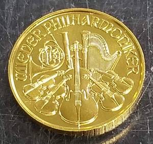 2023 AUSTRIA PHILHARMONIC 110th TROY OZ FINE GOLD