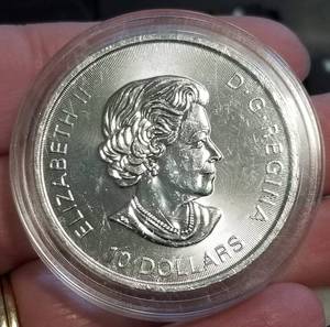 2020 CANADA MAPLE LEAF 2 TROY OZ .9999 FINE SILVER IN AIRTITE