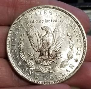 1898 US MORGAN SILVER DOLLAR