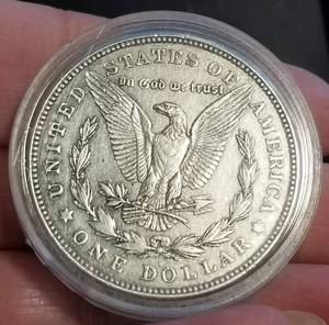 1921-D US MORGAN SILVER DOLLAR