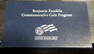 2006-P US SILVER DOLLAR BEN FRANKLIN COMMEMORATIVE IN ORIGINAL PACKAGING