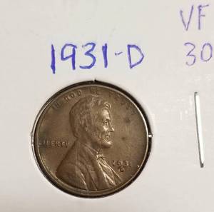 3 US WHEAT CENTS 1931-D 1932-D 1933-D