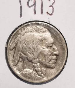 1913 TY 1 US BUFFALO NICKEL VF