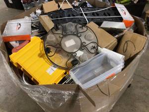 Mix Lot of assorted Garage items, Home Decor, Housewares, Review all pictures