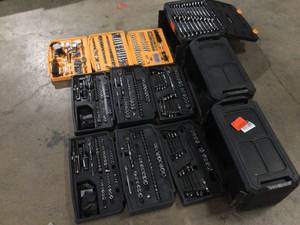 Mix lot of Mechanic Tool sets, Various models and conditions, Review all pictures