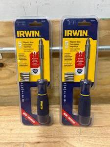 lot 41 image: IRWIN Lot of 2- Screwdrivers, Magnetic