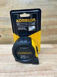 lot 40 image: KOMELON Speed Mark Tape Measure- 25 ft.