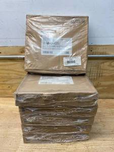 lot 85 image: ROMAC Lot of 6- 612 Ductile Iron Pipe Restraints, 9.05 inch, Mechanical Joint, Black