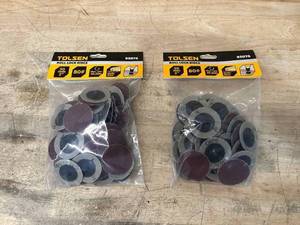 lot 70 image: TOLSEN Lot of 2 Packages of- Roll Lock Discs
