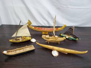 lot 33 image: Collection Of Six Vintage Boats