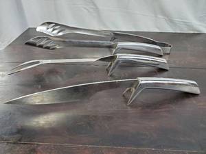 lot 46 image: Set Of Stainless Steel Grilling Tools