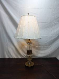 Plated Glass Lamp