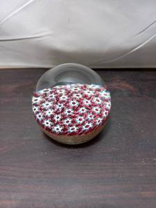 Millefiori Glass Paperweight