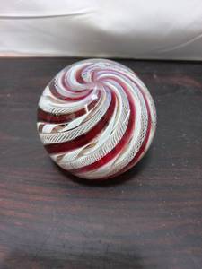 Spiral Glass Paperweight