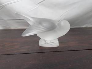 Lalique Frosted Crystal Dove