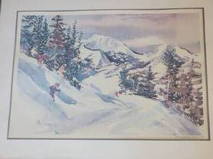 lot 70 image: Reb Run Deer Valley Print