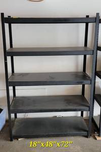 lot 122 image: Steel Garage Shelving