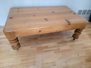 lot 18 image: Rustic Wood Coffee Table by Milling Road