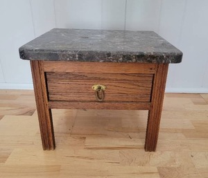 lot 45 image: Rustic Vintage Miniature Side Table