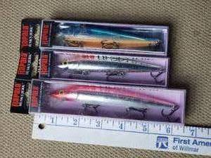 Lot of 3 Rapalas