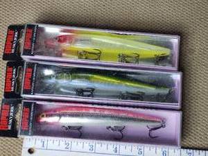 Lot of 3 Rapalas