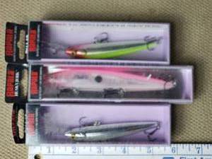 Lot of 3 Rapalas