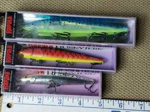 Lot of 3 Rapalas