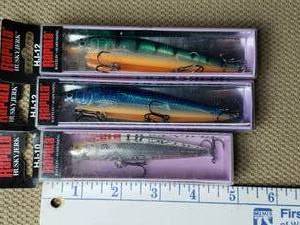 Lot of 3 Rapalas