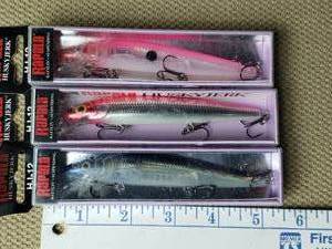 Lot of 3 Rapalas