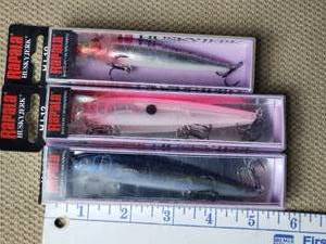 Lot of 3 Rapalas