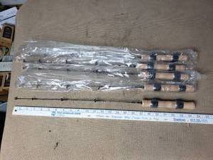 Lot of 5 Ice Fishing Rods