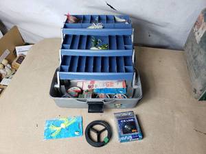 Tackle Box with Lures and Other Gear
